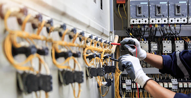 Professional Electrical Panel Upgrade technician working in Myers Corner, NY